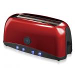 Stainless Steel 4 Slice Long Slot Electric Toaster For Home Breakfast for sale