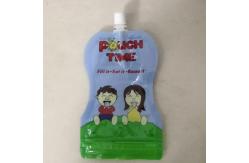 China Custom Printed ECO Friendly Biodegradable Foil Stand Waterproof Liquid Pouch with Spout supplier