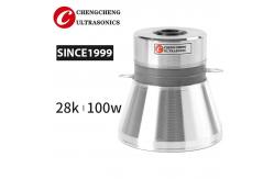 China 100W 28k ISO9001 Ultrasonic Transducer For Cleaning supplier