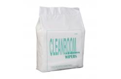China 100% Polyester 110gsm Lint Free Disposable Cloths 9x9 Class 100 Anti Static Wipes supplier