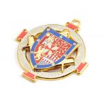 Customized Size Metal Pin Badges Embossed Colorful Honor For Sports Event for sale