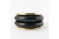China 12'' ×2 Double Convoluted Flange Rubber Air Spring For Lifting Jack supplier