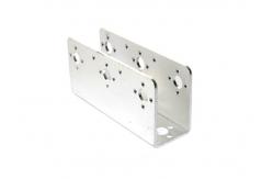China U Beam Robot Servo Motor Mounting Bracket 2mm Hard Aluminum Plate supplier