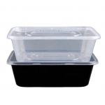 Customized 1000ml Square Plastic Cake Containers for sale