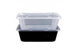 China Customized 1000ml Square Plastic Cake Containers supplier