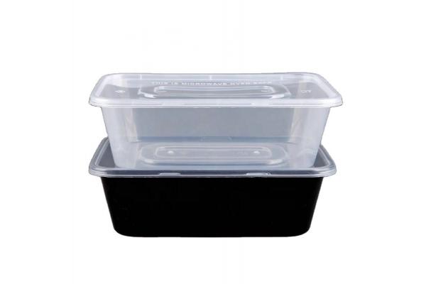 Customized 1000ml Square Plastic Cake Containers
