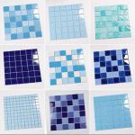 Square Swimming Pool Mosaic Tile Indoor Fish Pool Ceramic Outdoor Landscape Wall Ground Blue for sale