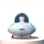 Wireless Rechargeable 400ml UFO Astronaut Humidifier USB 5V for sale