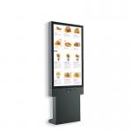 43 Inch Outdoor Lcd Kiosk 2500 Nits Brightness For Restaurant Advertising for sale