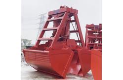 China 12 Cbm Radio Remote Control Grab Bucket Red C5M Spray Painting supplier