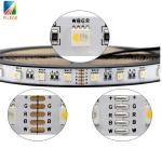 4 Colors In 1 Chip RGB+CCT LED Strip Smd 5050 60led/m DC 12V 24V RGB CW WW RGBW RGBWW Flexible Tape Light for sale