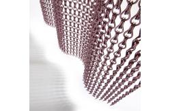 China 1m-30m Architectural Mesh Curtain Chain Link Plain / Twill / Dutch Weave supplier