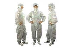 China ESD Anti Static Jumpsuit Work Joined Garment For Cleanroom supplier