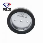 PLOG Edging And Chamfering Glass Black Resin Wheel For Straight Edge Bilateral Machine for sale