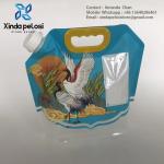 Spout Pouch For Large Spout Stand Upplastic Rice Powder Food Packaging Pouch Bag for sale