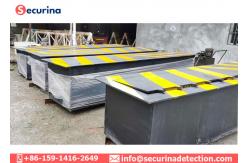 China Carbon Steel Frame Hydraulic Spike Roadblocker Traffic Road Blocker Barrier Machine supplier