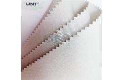 China Double Side Brushed Polyester Tie Interlining Fabric Dye Woven For Necktie supplier