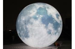 China Giant Lighting Inflatable Moon Globe 6 M Dia PLL - 145 Long Lifespan supplier