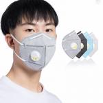 4 Layer Protection N95 Vertical Folding Mask Adult FFP2 Dust Mask With Valve for sale