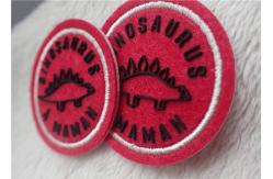 China Fashion Custom Clothing Patches / Embroidered Silicone Patches supplier