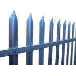 China Hot Dipped Galvanized Steel Palisade Security Fencing 2.4m High for sale