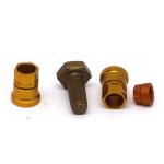 High Precision Brass Nuts Bolts CNC Milling Processing ISO Certificate