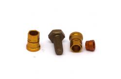 China High Precision Brass Nuts Bolts CNC Milling Processing ISO Certificate supplier