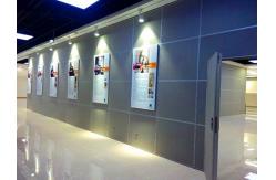 China Reusable Soundproof Folding Partition Walls Commercial Funiture 6 M Height supplier