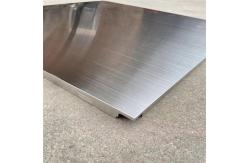 China 600x600mm Stainless Steel Ceiling Panel Hairline Concealed Clip In Ceiling Tile supplier
