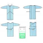 SBPP Disposable Medical Gowns 16g Medical Isolation Gowns for sale