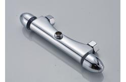 China ROVATE Chrome Polished Rainfall Shower Set Double Handle Design Wall Mounted supplier