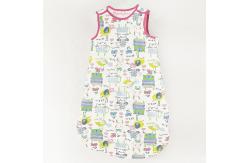 China Printing Customized Newborn Baby Sleeping Bag 100% Cotton Baby Sleep Sack supplier