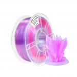 3d printing filament 1.75mm Transparent Gradient dual color purple blue 1000g pLA+ filament for sale