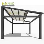 Sunshade Pergola Awning Kits Patio Rain Cover Roof PVC With LED Lights for sale