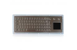 China IP65 Stainless Steel Backlit USB Keyboard With Tough Touchpad supplier