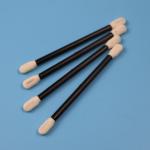 Black Handle Double Ended Foam Tip Cleanroom Swab Lint Free for sale
