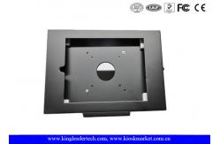 China 9.7 Inches iPad Kiosk Enclosure Stand With Camera Hole Exposed supplier