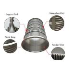 Customized Thickness Centrifugal Filtration Basket with Square Hole Shape for sale