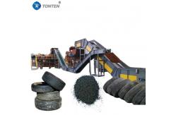 China Used Rubber Scrap Tire Shredder Crushing Recycling Machine supplier