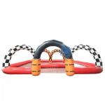 Customized Inflatable Sports Game Portable Bumper Car Track Go Kart Inflatable Race Track for sale