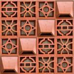 Flower Breeze Block High Quality Building Materials Red Clay Bricks Construction Bricks Fast Delivery for sale