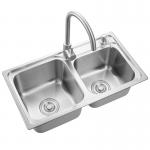 Restaurant Stainless Steel Kitchen Sink Polished Brushed 770×420×210mm for sale