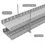 Fireproofing Perforated Metal Cable Tray for sale