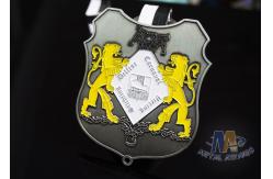 China Small Two Lions Logo Enamel Medals Custom Made For Festival Water Proof supplier