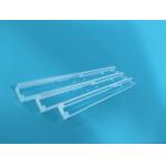 Round Base Glass Fused Quartz Plate 101.6mm Diameter 9mm Thick Step 6.5mm Optical Inspection for sale