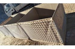 China Military Sand Filled Barriers , Perimeter Security Protective Wall supplier