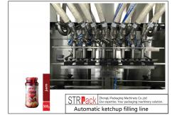 China Jam Sauce Bottle Filling Line 16 Heads Ketchup Filling Machine High Speed supplier