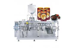 China Double Feeding Horizontal Doypack Packing Machine 304L Stainless Steel supplier