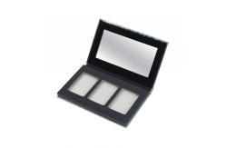 China 3 Position Empty Blush Palette C2S Paper With Glass Mirror supplier