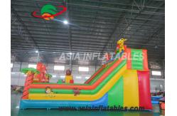 China 0.55mm PVC Tarpaulin 8 X 6M Tiger Inflatable Fun City supplier